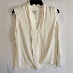 Women’s polyester blouse.  Great to wear under blazers.